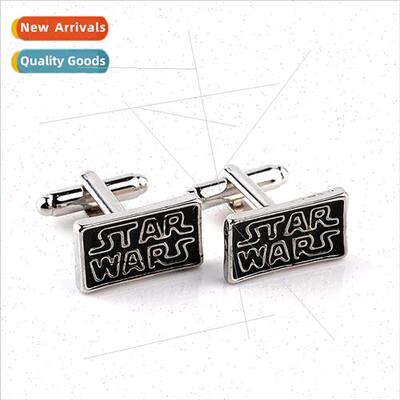 creative jewelry Star Wars star wars black oil cufflinks cuf