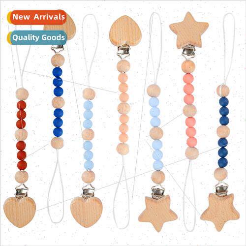Baby Products Pacifier Chain Baby licone Chain Pentagram Bee