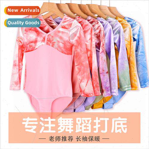 Childrens dance costumes fall and winter long-sleeved practi