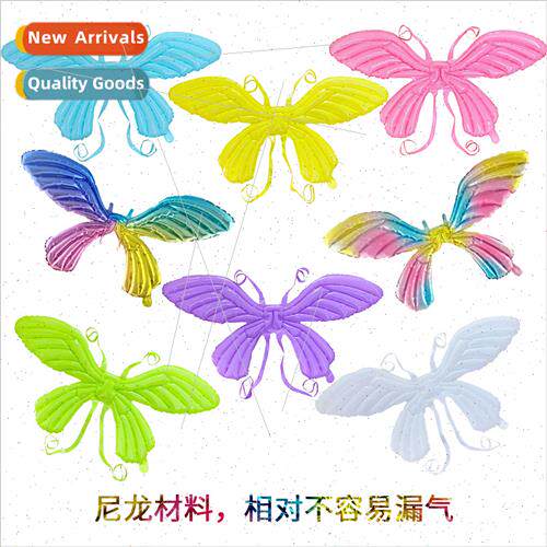 Butterfly wings aluminium film balloon back hanging butterfl