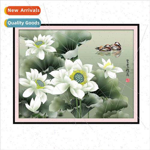Cross Stch New Modern Chinese ving Room Mandarin Ducks Playi