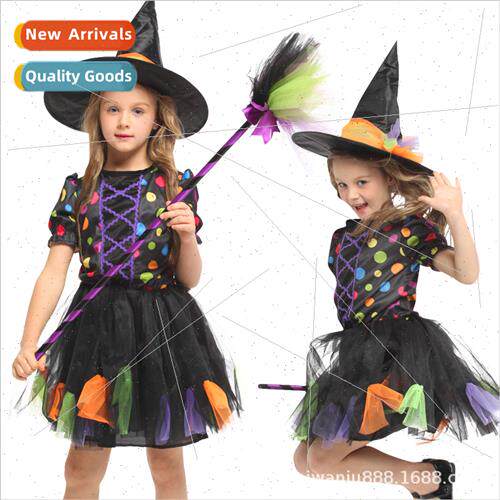 Wch Costume Kids Cosplay Permance Costume Girls Mesh Wch Clo