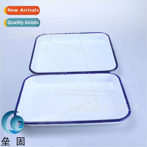 Enameled square plate 30*40*4cm Enameled plate 300*400mm