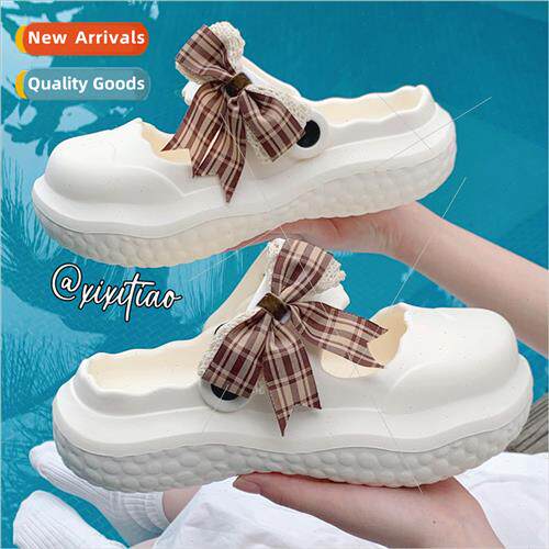 Summer Fairy Outer Wear Soft Bottom Baotou Slippers Stomping