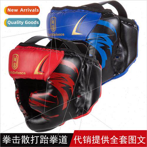 Boxing helmet taekwondo sparring combat Muay Thai wh headgea