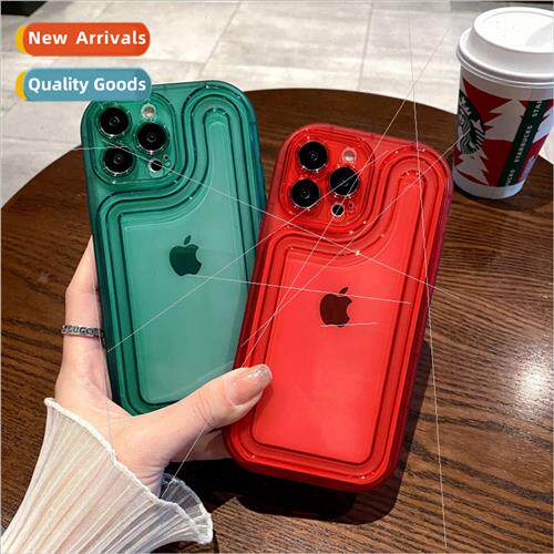 Translucent Women Phone Case Apple 14 Colorful Phone Case 13