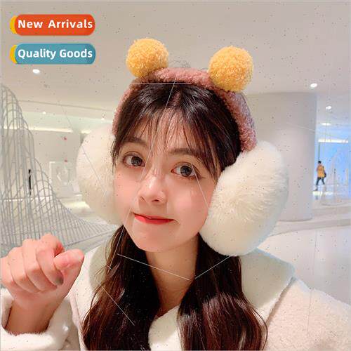 2021 new Korea  ear cover female winter ear muff foldable wa