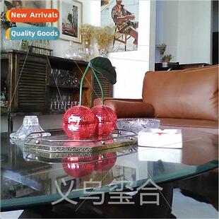 Cherry disco ball mirror glass block cherry disco ball handm
