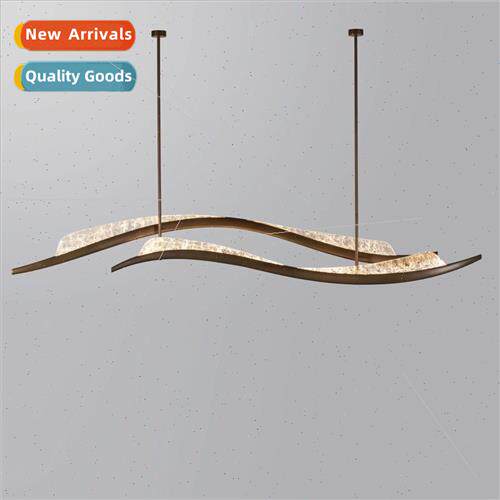 Italian brass new long dining room chandelier modern designe