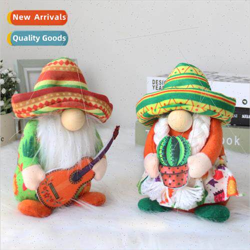 Creative Hat Faceless Old Man Ornament Cute Holding Guar Elf
