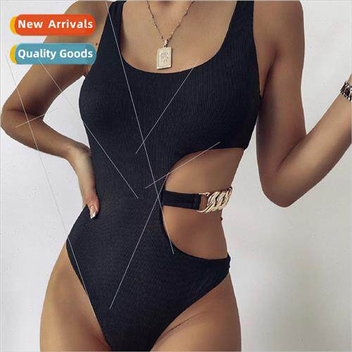Europe new one-piece swimsu women I beach sexy bikini swimsu