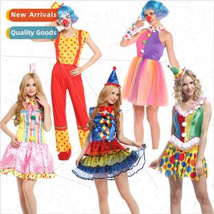 Adult Clown Costumes Halloween Party Prom Permance Costumes