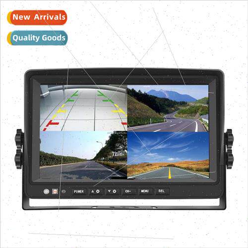 9-inch AHD four-division DVR car monor car digal screen car