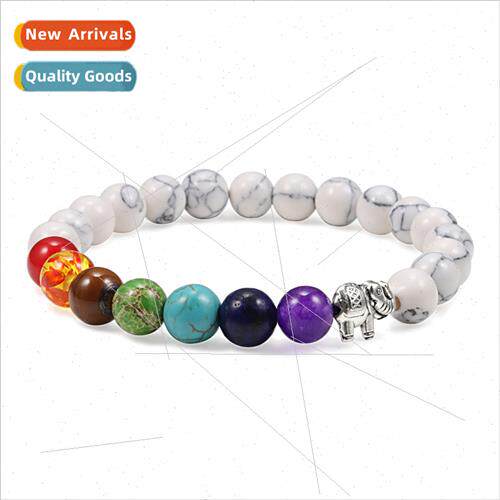 Matte Frosted Green Pine Whe Pine Beaded Bracelet Colorful E