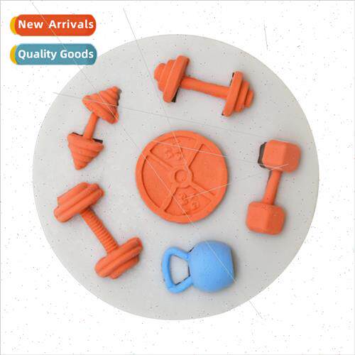 DIY Baking Barbell Lead Ball Fness Equipment Cake Baking Too
