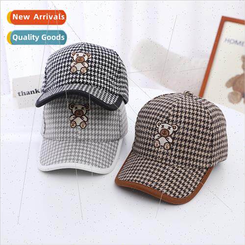 Korea  fashion thousands bird nest wrapped tweed bear baseba