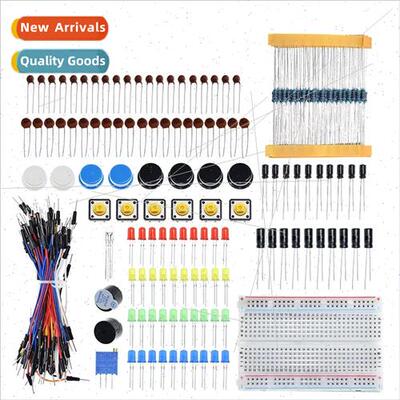 400 Hole Breadboard Set R3 Resistor/ LED/ Capacor/ Bridge/ B