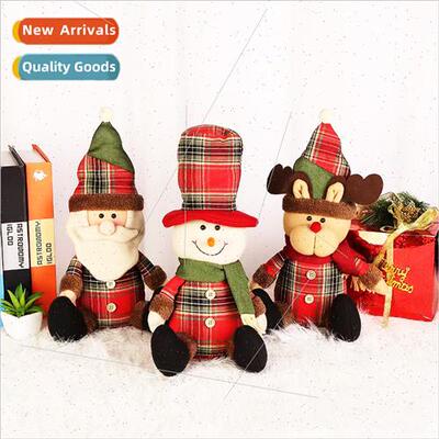 New Christmas gift 35cm sting Santa Claus/snowman/deer cloth