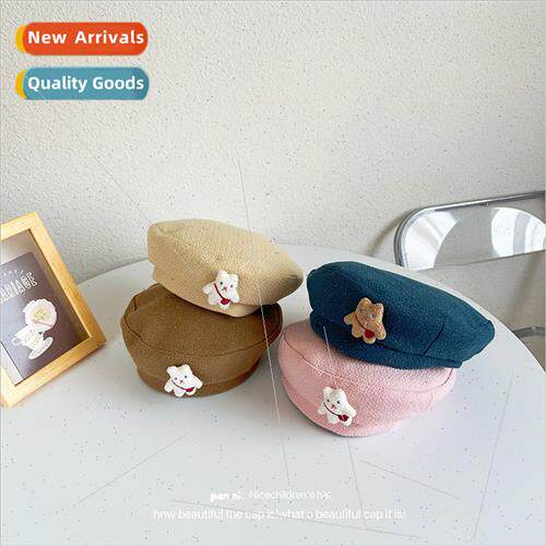 Autumn winter Japan children beret cute cartoon baby beret v