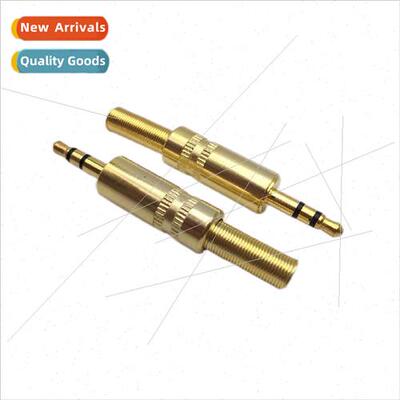Audio head 3.5mm wiring gold-plated plug headphones computer
