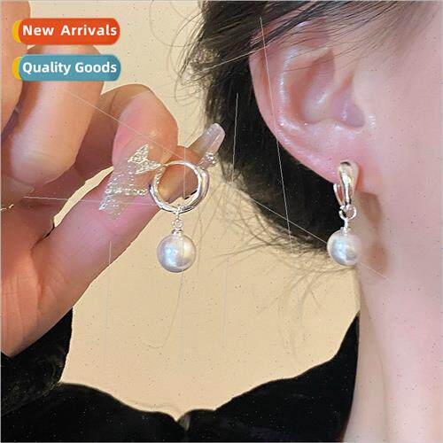 French pearl drop earrings female 2023 new  fashion earrings