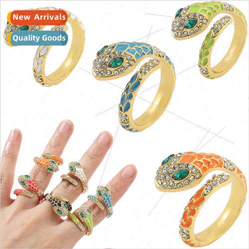 Europe Uned States INS drip oil snake ring copper micro-set