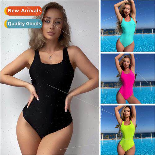 Swimsu 2022 new Europe Women Sexy One-piece Slim thin gather