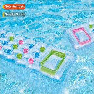 chaise lounge transparent water colorful ins floati holes