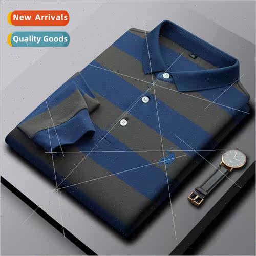 Europe Uned States t-shirt long-sleeved middle-aged men fall
