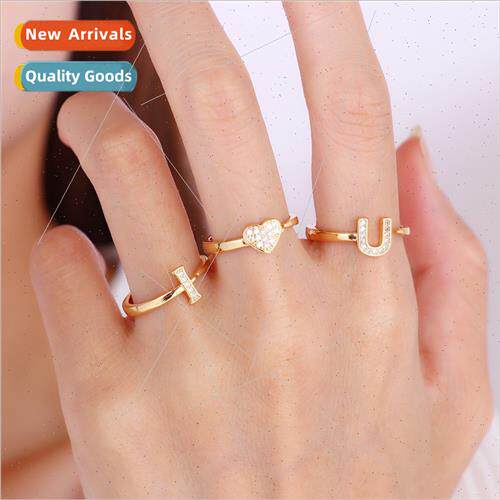 Europe ILOVEYOU combination ring new letter ring finger ring