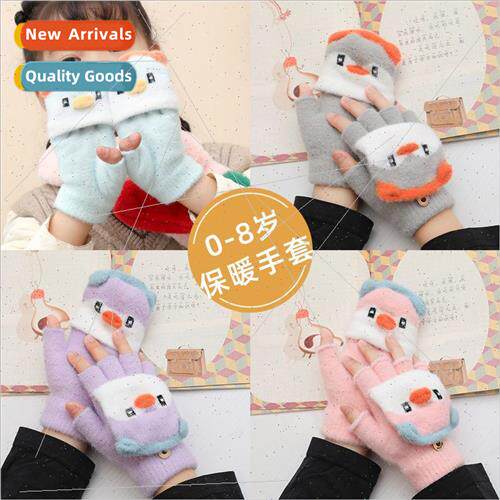Children new fall winter music penguin half-finger flap jacq