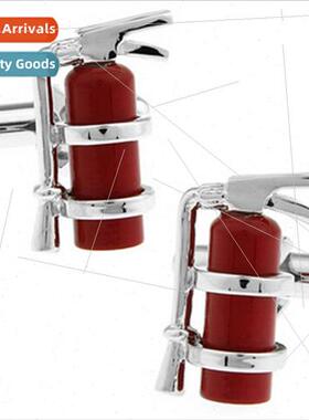 Firefighter  Red Fire Extinguisher Cufflinks Buttons Availab