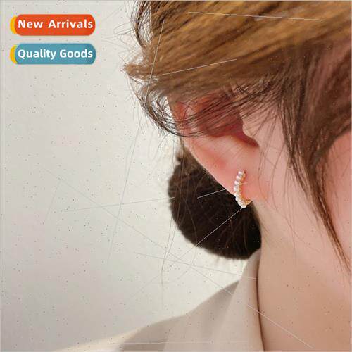 Koreasimple small pearl earrings 2022 new earrings s925 silv