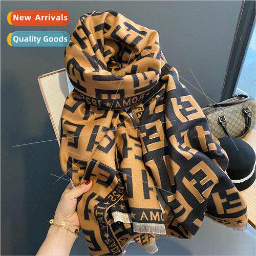 Korea  new fall winter imation cashmere cold warm scarf fema