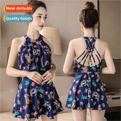 The new one-piece skirt boxer shorts leak back fashion sexy