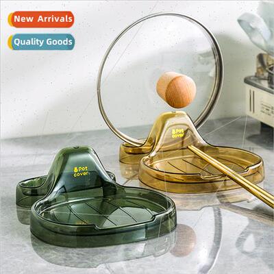 Shell lid rack kchen countertop spatula shelf floor multifun