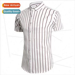 sleeved shirt size men casual large short plus 2022 fat