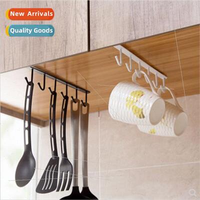 Gexuan iron cabinet storage rack multifunctional 6 rows hook