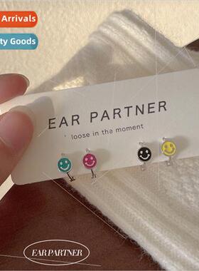 Bounce earrings niche 2022 new tide silver earrings female e