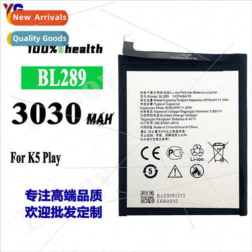 适用Lenovo K5 Play cell phone fast charging battery BL289 hi
