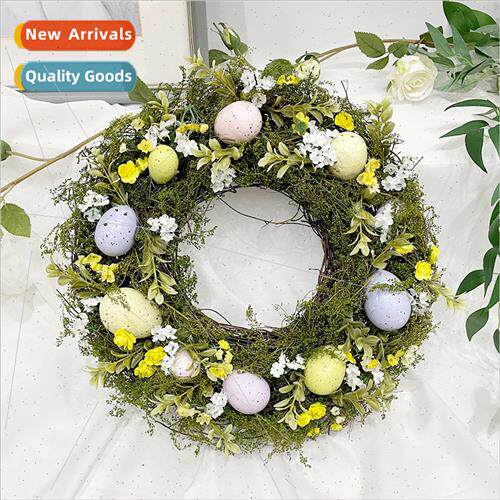 Home Natural Botanical Scandinavian Easter Eggs mulation Wre