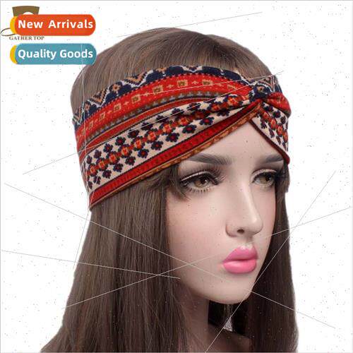 Europe Uned States popular sports hairbands ethnic wind cros