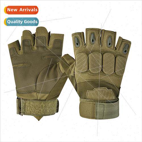gloves new half finger open finger black eagle protection mi