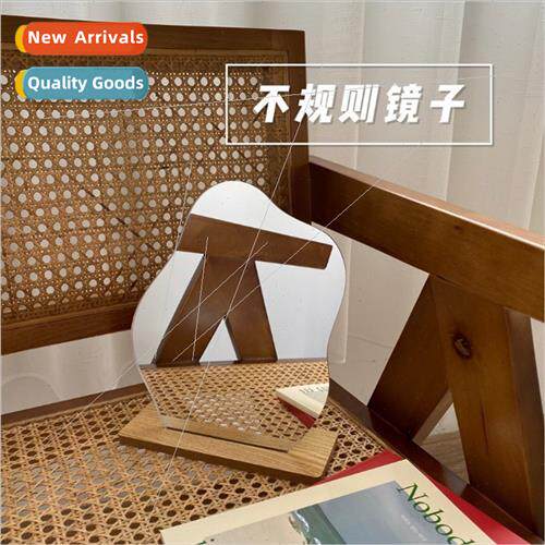 Korea ins irregular mirror desktop makeup mirror dormory des