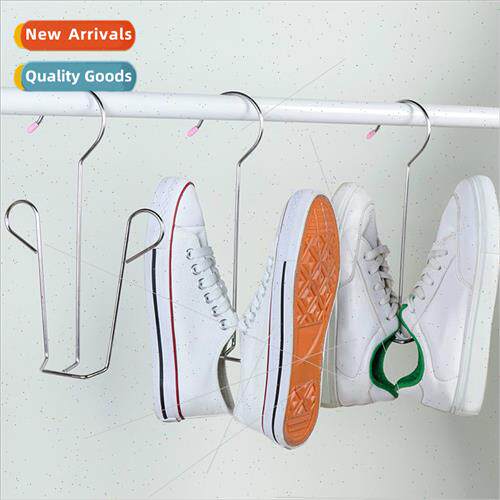 Stainless steel sun shoes rack balcony windprothickened -sli