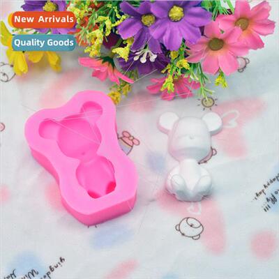 Small Violent Bear Cake Baking Moulds Fondant Tools quid 3D