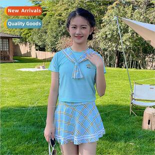 middle cute children large and old years swimsus Girls