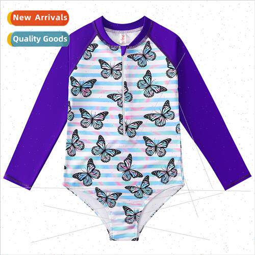 Europe2022 childrens swimsu girls girls one-piece swimsu mid