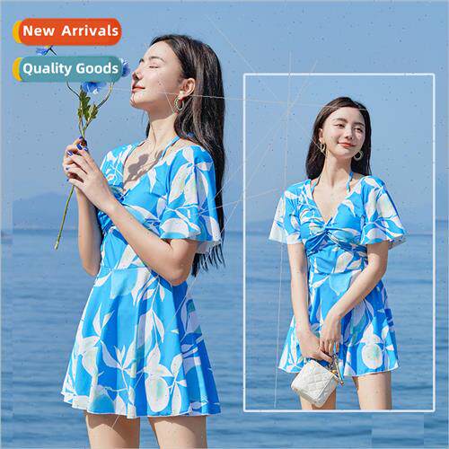 New womens swimsu U-shaped back leakage design one-piece dre