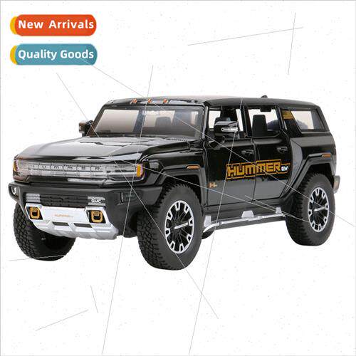 1;24 simulation new energy Hummer SUV sound light back to of
